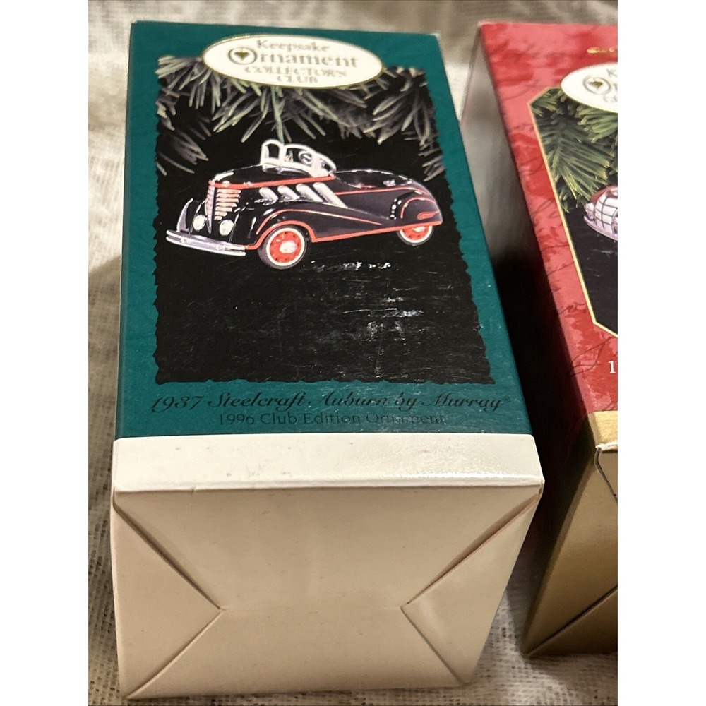 4 Hallmark Keepsake Ornaments CLUB EDITION 1996 97 98 99 Cars Steelcraft Murray - Picture 6 of 11